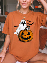 Women's Comfort Colors 1717 Lady Halloween Shirt Fall Casual Wear Grab Bag - 2 T-Shirts Per Bag