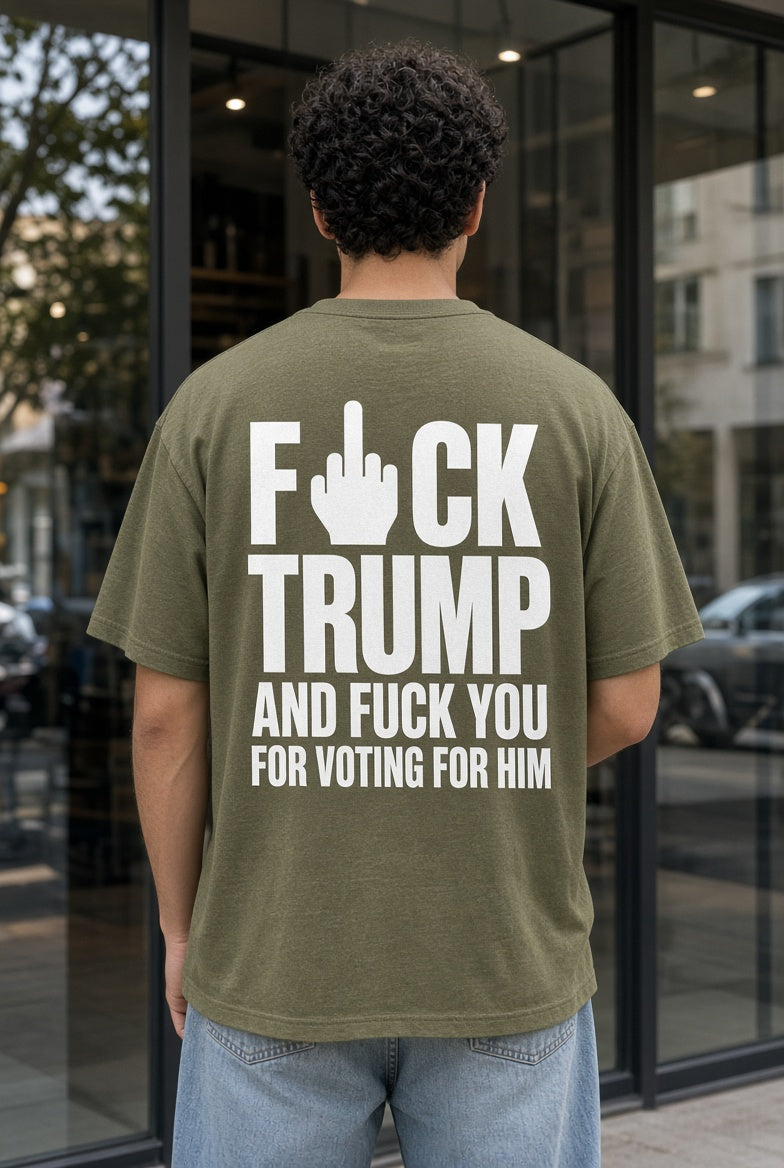 F Trump Shirt, Funny Political T-Shirt, Funny Protest Tee, Anti MAGA Statement Shirt, Funny Shirt Gift
