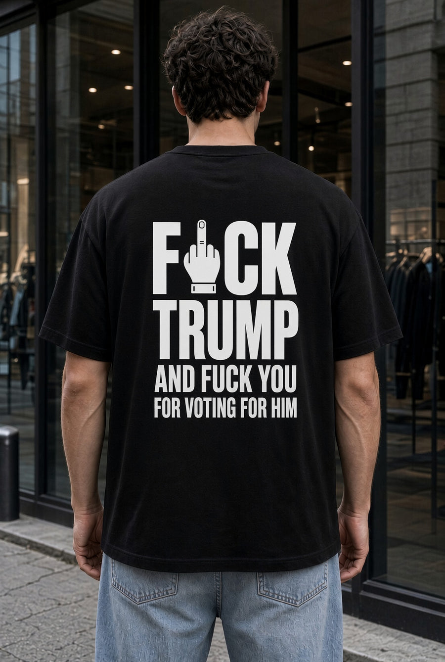 F Trump Shirt, Funny Political T-Shirt, Funny Protest Tee, Anti MAGA Statement Shirt, Funny Shirt Gift