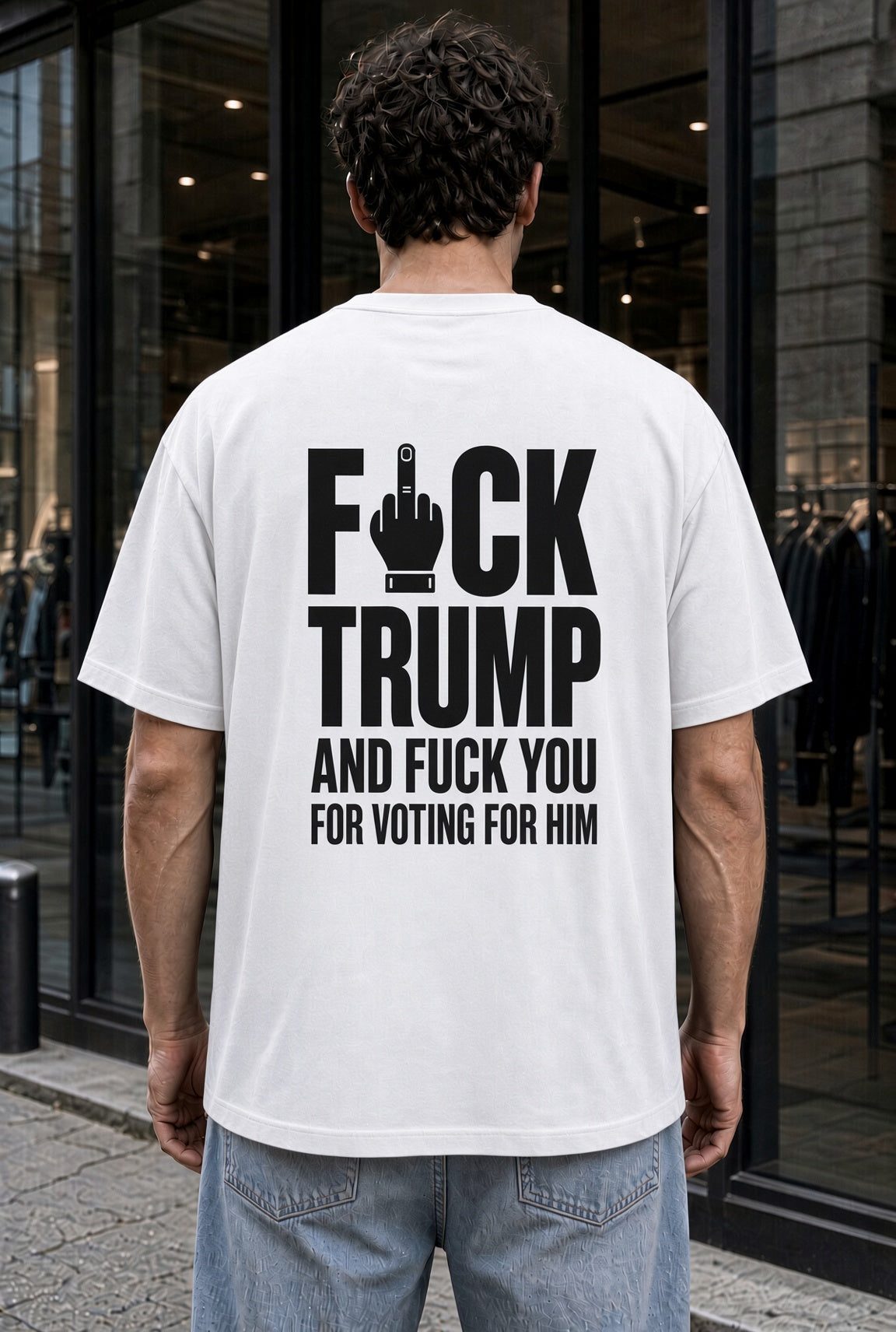 F Trump Shirt, Funny Political T-Shirt, Funny Protest Tee, Anti MAGA Statement Shirt, Funny Shirt Gift