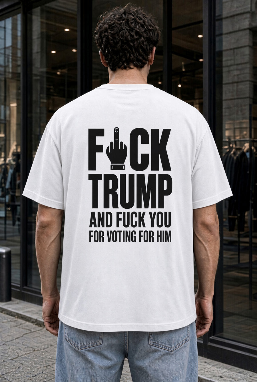 F Trump Shirt, Funny Political T-Shirt, Funny Protest Tee, Anti MAGA Statement Shirt, Funny Shirt Gift
