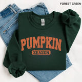 Retro Pumpkin Season Sweatshirt, Cute Fall Autumn Pullover, Cozy Thanksgiving Gift Shirt, Vintage Halloween Sweatshirt for Women & Spooky Season Outfit, Women's Long Sleeve Shirts 5