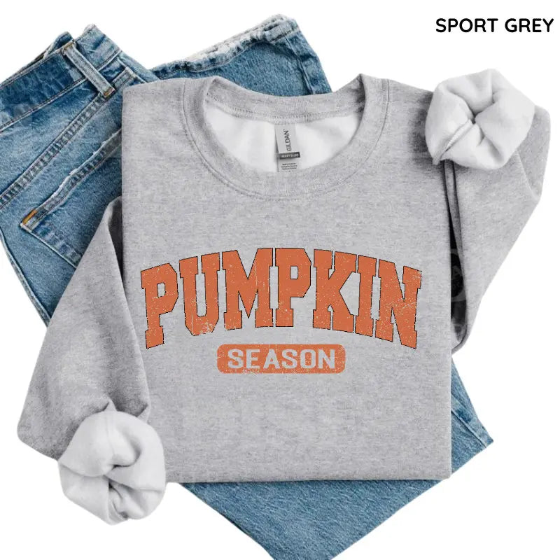 Retro Pumpkin Season Sweatshirt, Cute Fall Autumn Pullover, Cozy Thanksgiving Gift Shirt, Vintage Halloween Sweatshirt for Women & Spooky Season Outfit, Women's Long Sleeve Shirts 6