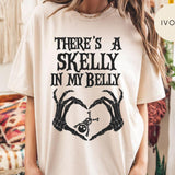 Comfort Colors Spooky Mama Announcement Tee, Halloween Pregnancy Shirt, Pregnancy T-shirt - AMBER