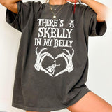 Comfort Colors Spooky Mama Announcement Tee, Halloween Pregnancy Shirt, Pregnancy T-shirt - AMBER 9