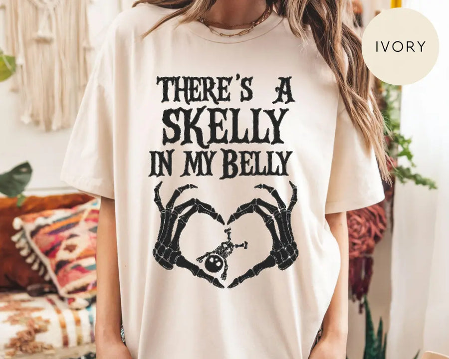Comfort Colors Spooky Mama Announcement Tee