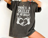 Comfort Colors Spooky Mama Announcement Tee, Halloween Pregnancy Shirt, Pregnancy T-shirt - AMBER