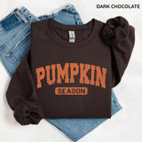 Retro Pumpkin Season Sweatshirt, Cute Fall Autumn Pullover, Cozy Thanksgiving Gift Shirt, Vintage Halloween Sweatshirt for Women & Spooky Season Outfit, Women's Long Sleeve Shirts