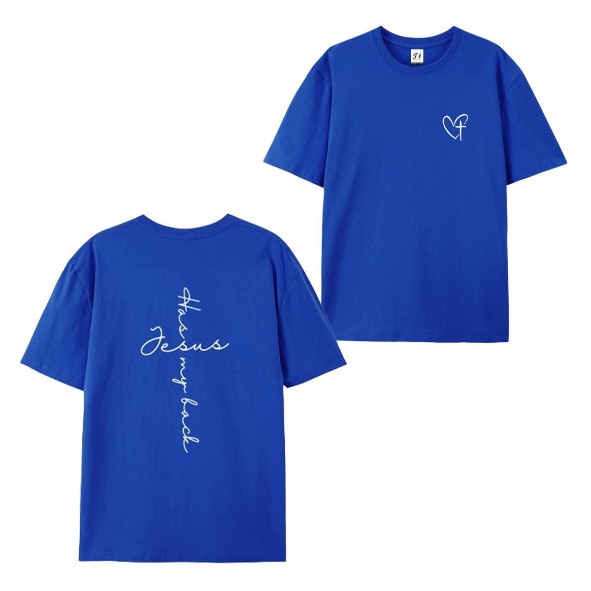 Jesus Has My Back Print T Shirt Birthday Casual Christian Shirt, Christian Merch Jesus Shirt Faith Shirt Christian Gift Teen Christian Apparel,back to school,back to school shopping,sohochic 4