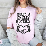 Comfort Colors Spooky Mama Announcement Tee, Halloween Pregnancy Shirt, Pregnancy T-shirt - AMBER