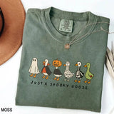 Comfort Colors Halloween Goose shirt, just a Spooky Goose t-shirt, Funny Halloween shirt, Spooky Season, Spooky Goosey Shirt 2