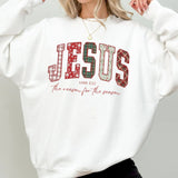 Christian Jesus Sweathirt or Shirt, Christmas Bible Verse Tshirt, Trendy Faith Apparel Gift, Jesus Loves You, The Reason For The Season 6