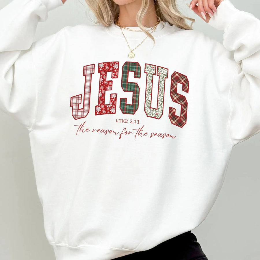 Christian Jesus Sweathirt or Shirt, Christmas Bible Verse Tshirt, Trendy Faith Apparel Gift, Jesus Loves You, The Reason For The Season 6