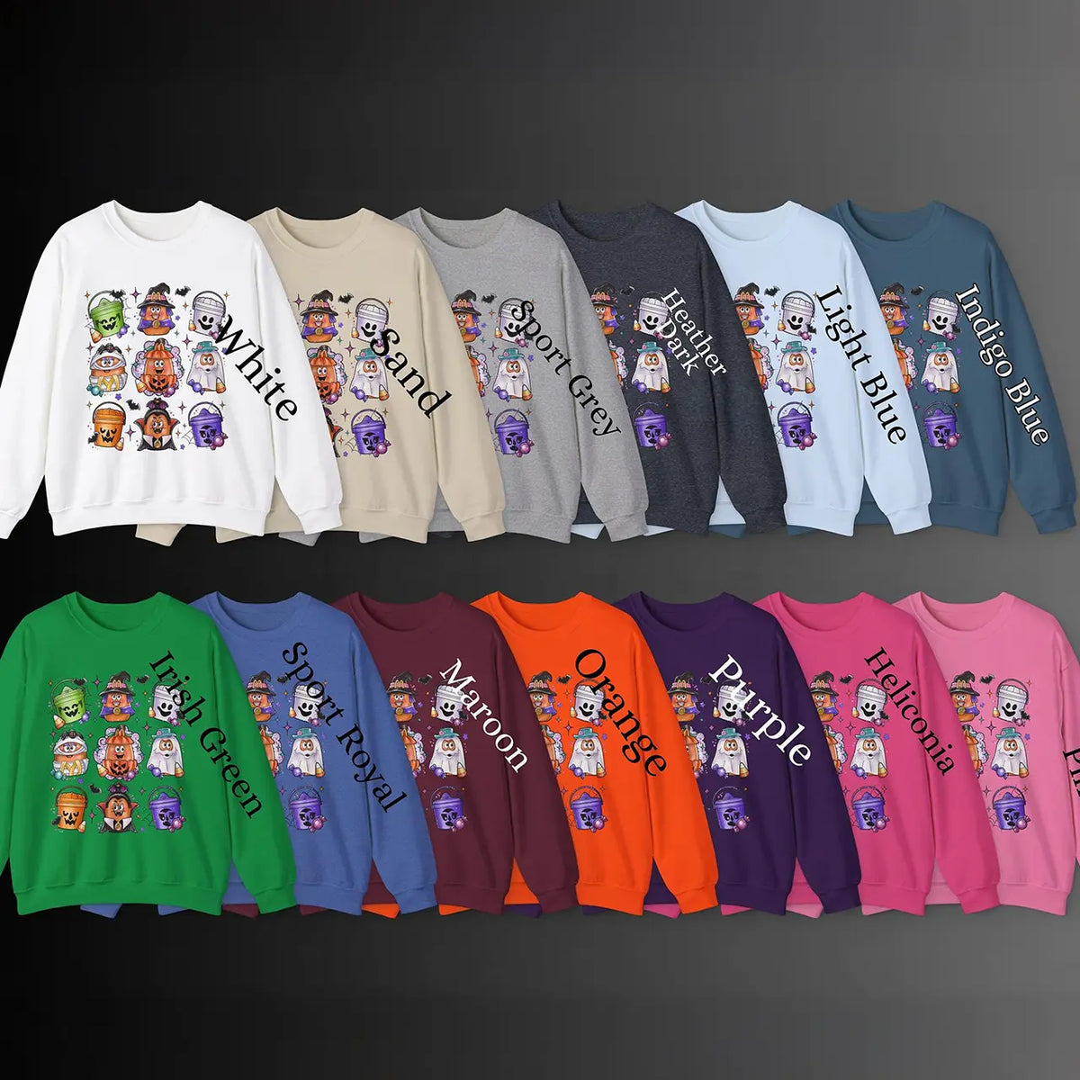 Halloween Chicken Nuggets Sweatshirt, 90s Retro Halloween Shirt, Spooky Nugget Crewneck 5