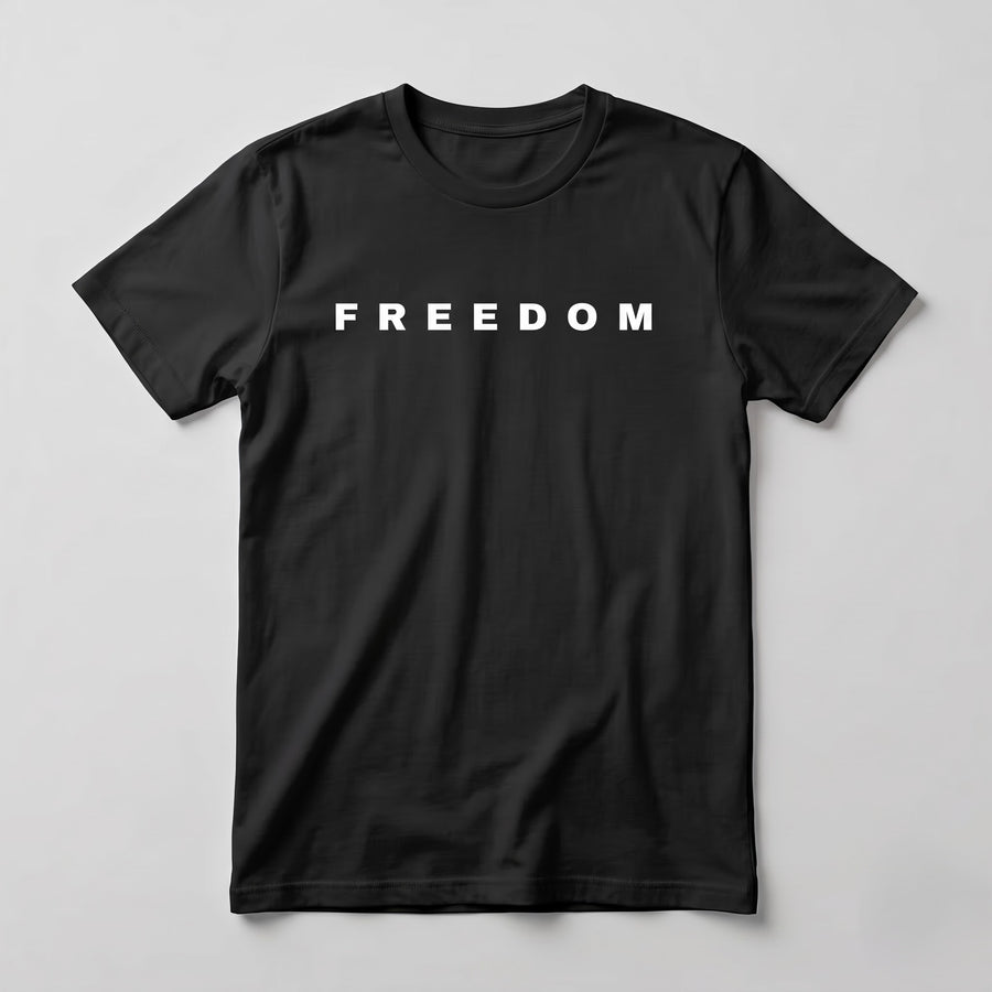 Charlie Kirk Freedom T-Shirt Tribute Unisex Heavy Cotton Tee