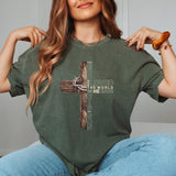 Faith Cross T Shirt, Christian Gift, Faith Gift, Christian Shirts, Religious Mom Gift, Gift For Her, Faith Cross Shirt