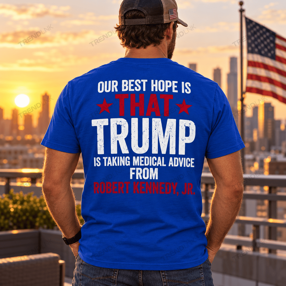 Trump Political Satire Shirt, Our Best Hope Is Trump Taking Medical Advice Tee, Anti Trump Humor Shirt, Election Statement Gift