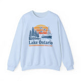 Vintage Lake Ontario Sweatshirt, Great Lakes Crewneck, Retro Canada Lake Sweatshirt, Nautical Boat Lake Life Gift Sweatshirt