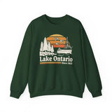 Vintage Lake Ontario Sweatshirt, Great Lakes Crewneck, Retro Canada Lake Sweatshirt, Nautical Boat Lake Life Gift Sweatshirt