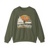 Vintage Lake Ontario Sweatshirt, Great Lakes Crewneck, Retro Canada Lake Sweatshirt, Nautical Boat Lake Life Gift Sweatshirt