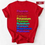 Fluorine Uranium Carbon Potassium Chemistry Shirt, Anti Trump T Shirt, Funny Science Tee, Political Protest Gift