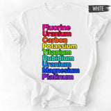 Fluorine Uranium Carbon Potassium Chemistry Shirt, Anti Trump T Shirt, Funny Science Tee, Political Protest Gift