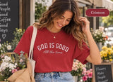 Christian T-Shirt for Women, God Is Good Shirt, Faith Based Tee, Bible Verse Shirt, Christian Gift for Woman, Jesus Shirt