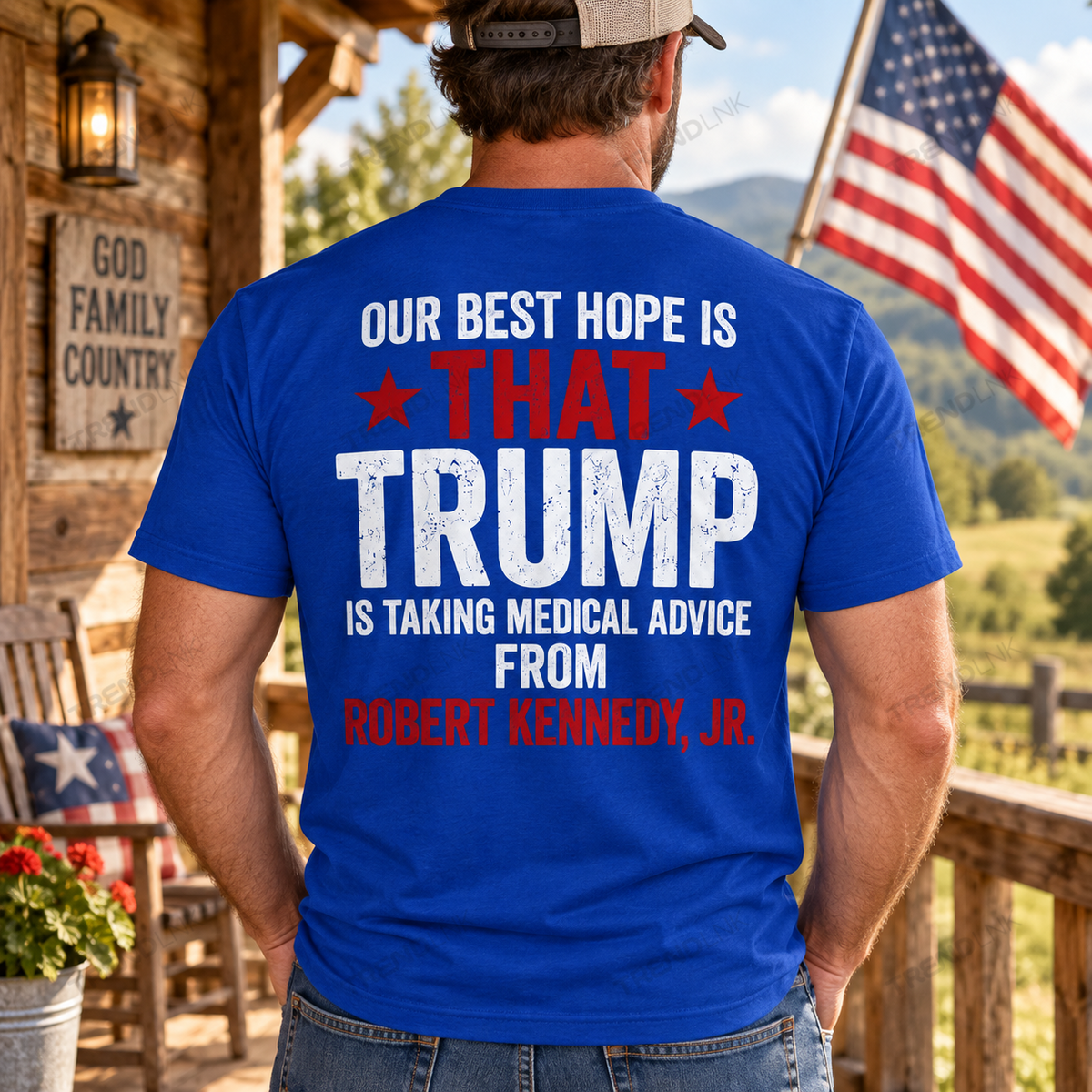 Trump Political Satire Shirt, Our Best Hope Is Trump Taking Medical Advice Tee, Anti Trump Humor Shirt, Election Statement Gift