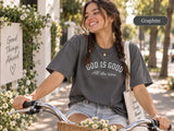 Christian T-Shirt for Women, God Is Good Shirt, Faith Based Tee, Bible Verse Shirt, Christian Gift for Woman, Jesus Shirt