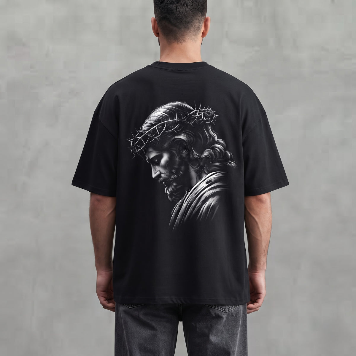 Christian Jesus T-Shirt, Jesus Christ Thorn Crown Shirt, Religious Faith T-Shirt, Christian Graphic Tee, Inspirational Jesus Shirt